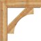 Ekena Millwork Westlake Block Rough Sawn Bracket w/ Offset Brace, Western Red Cedar, 8"W x 34"D x 34"H BKT0806X34X34WTL05RWR - alternate 3